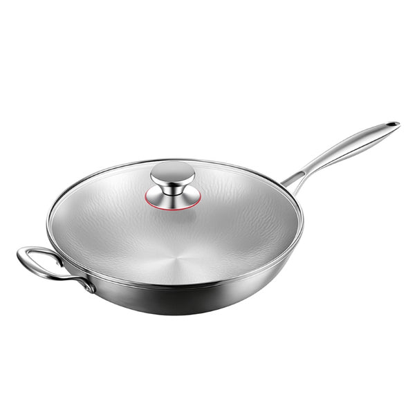 Pure Titanium Uncoated Wok-NexHomeDecor