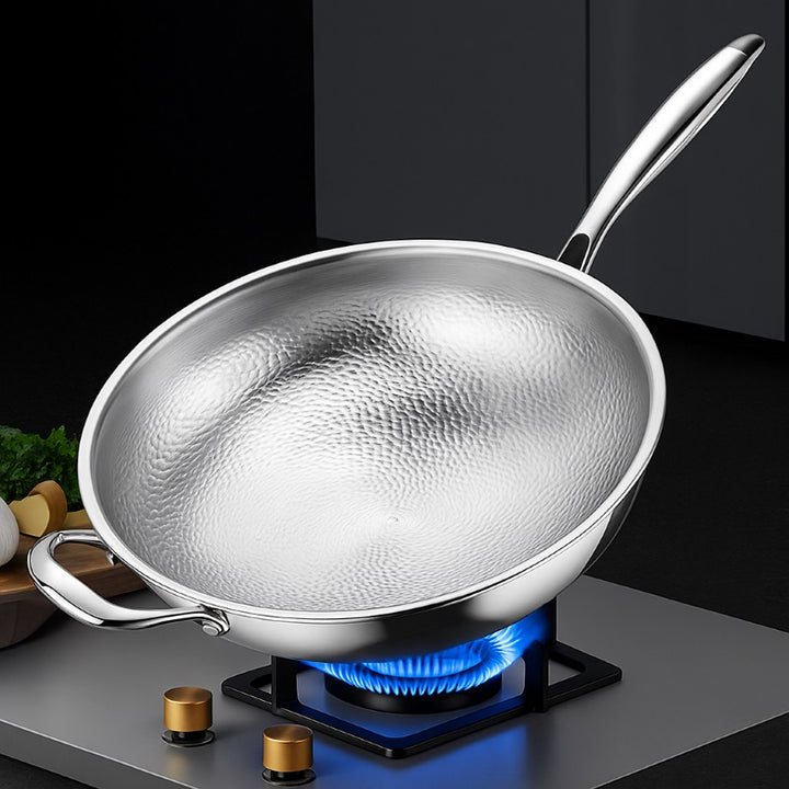 Pure Titanium Uncoated Wok-NexHomeDecor