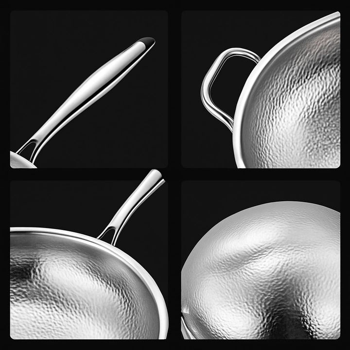 Pure Titanium Uncoated Wok-NexHomeDecor