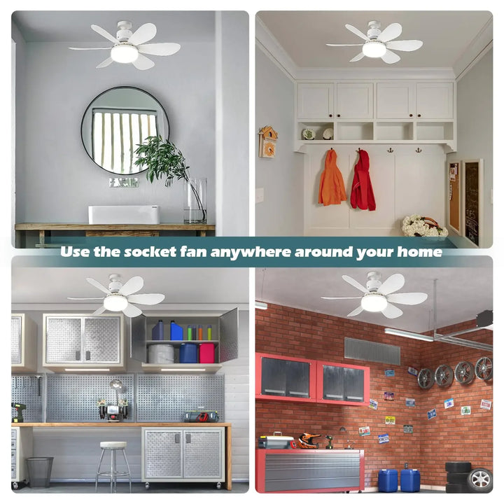 Light Bulb Ceiling Fan Remote Control-NexHomeDecor
