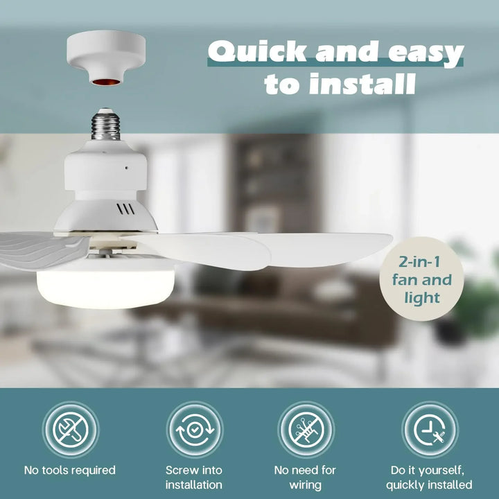 Light Bulb Ceiling Fan Remote Control-NexHomeDecor