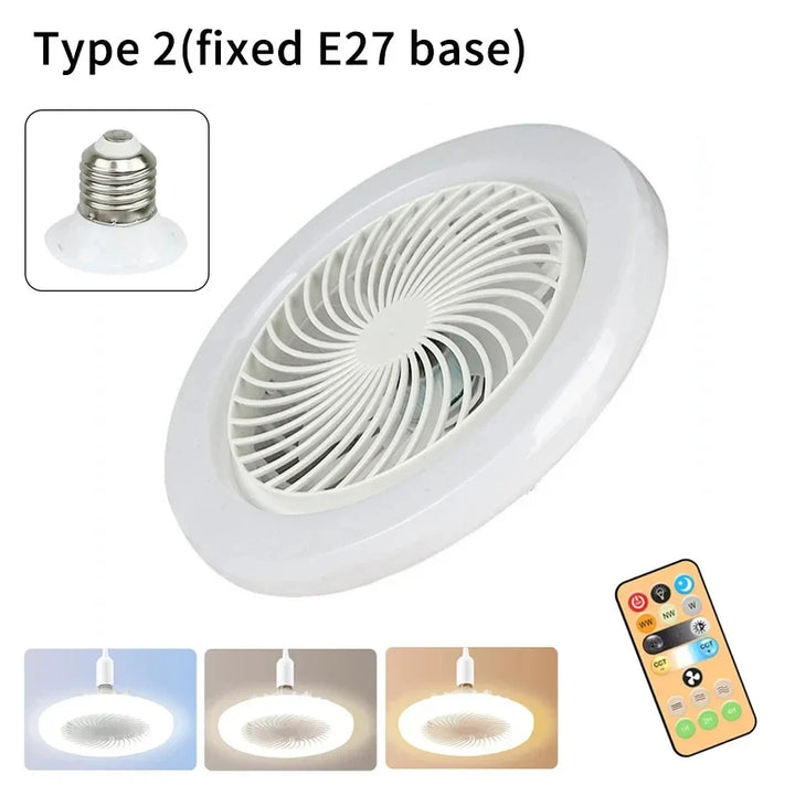 Modern Light Bulb Ceiling Fan-NexHomeDecor