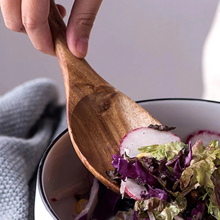 Wooden Salad Serving Set-NexHomeDecor