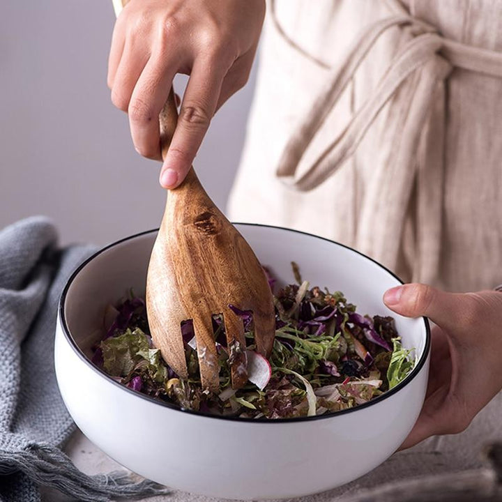 Wooden Salad Serving Set-NexHomeDecor