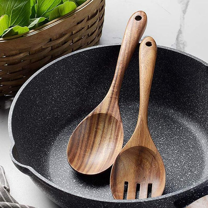 Wooden Salad Serving Set-NexHomeDecor