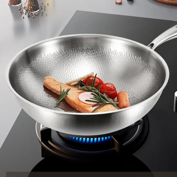 Pure Titanium Uncoated Wok-NexHomeDecor