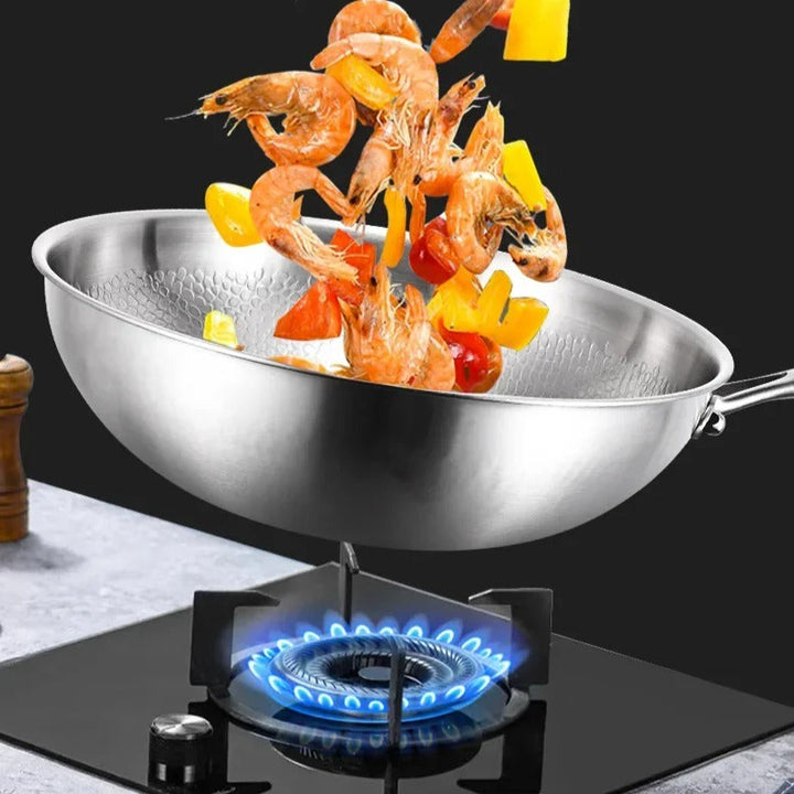 Pure Titanium Uncoated Wok-NexHomeDecor