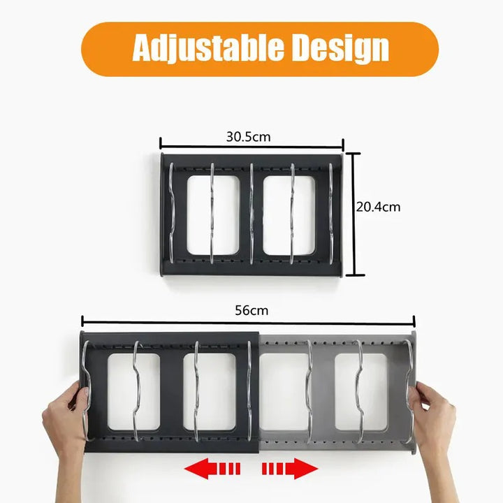 Expandable Pot and Pan Organiser Rack-NexHomeDecor